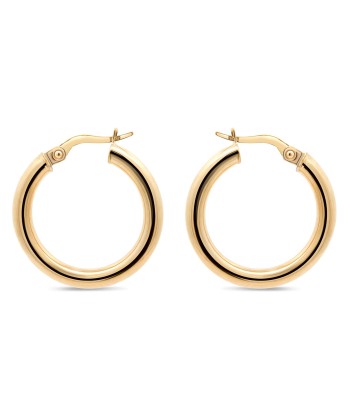 3mm Yellow Gold  Hoop Earrings store