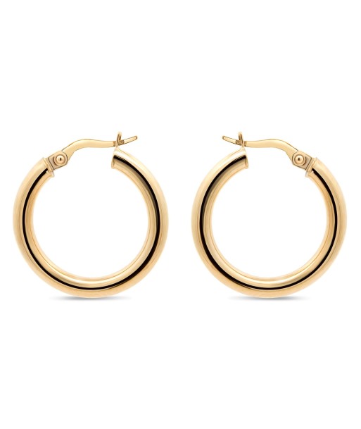 3mm Yellow Gold  Hoop Earrings store