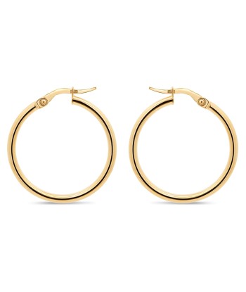 2mm Yellow Gold  Hoop Earrings ouvre sa boutique