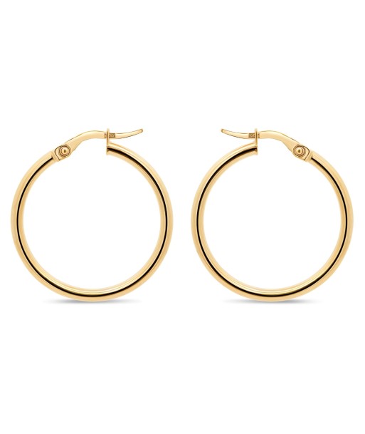 2mm Yellow Gold  Hoop Earrings ouvre sa boutique