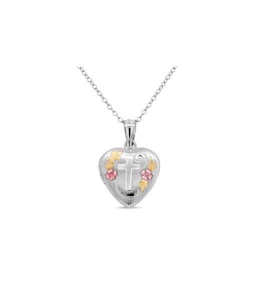 Casablanca Silver Heart & Cross Locket Par le système avancé 