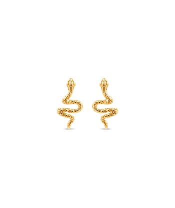 10KT Yellow Gold Snake Earrings Comparez et commandez 