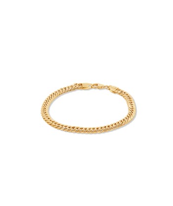 10KT Yellow Gold Curb Bracelet sur le site 