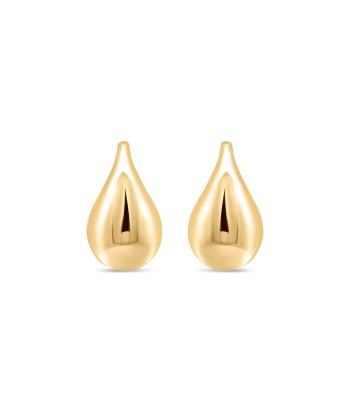 10KT Yellow Gold Teardrop Earrings Les êtres humains sont 