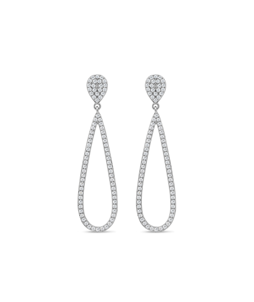 Casablanca Silver Open Teardrop Earrings Comment ça marche