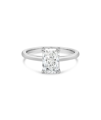 1.54CT Lab Grown Radiant Cut White Gold Engagement Ring Découvrez la collection