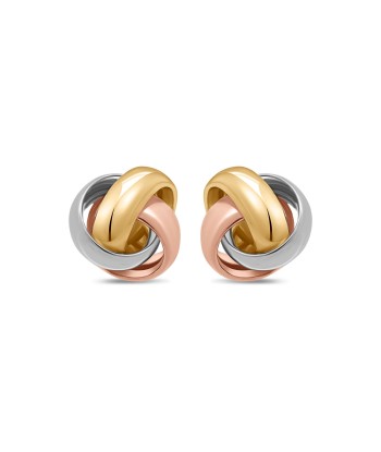 Tri Gold Knot Earrings En savoir plus