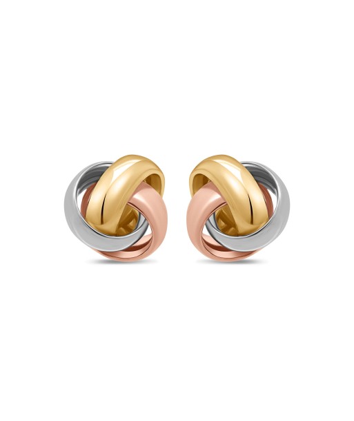 Tri Gold Knot Earrings En savoir plus