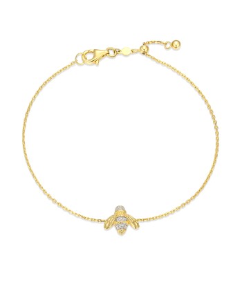 Monte Luna Gold Plated Bee Bracelet les ctes