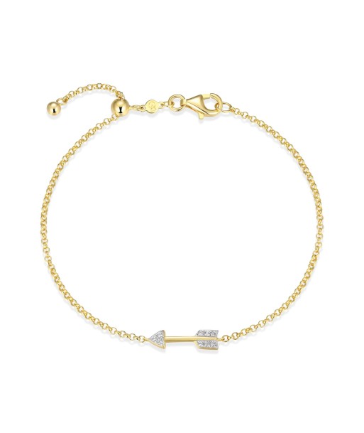 Monte Luna Gold Plated Arrow Bracelet Profitez des Offres !