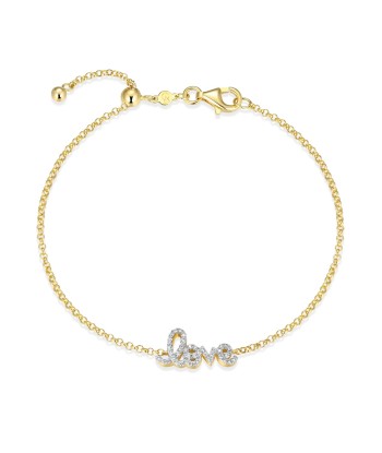 Monte Luna Gold Plated Love Bracelet les ligaments