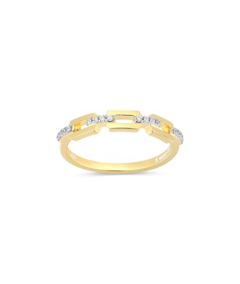 Monte Luna Gold Plated Sterling Silver Link Ring 2 - 3 jours ouvrés.