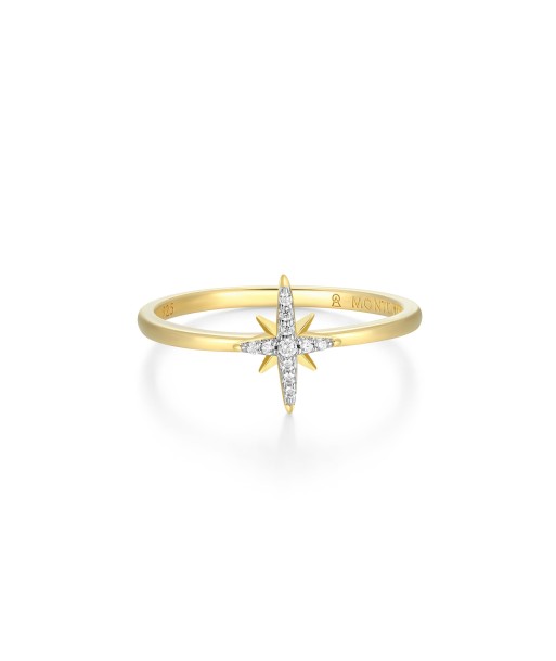 Monte Luna Gold Plated Sterling Silver Star Ring Découvrez la collection