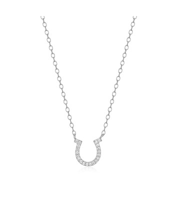 Monte Luna Sterling Silver Horseshoe Necklace meilleur choix