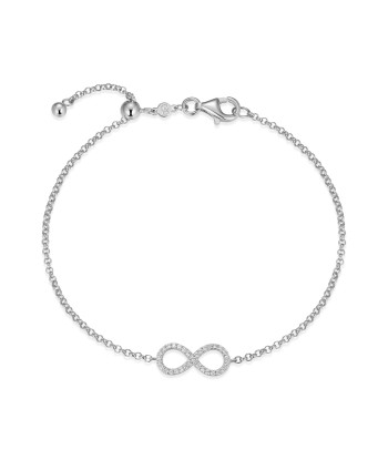 Monte Luna Silver Infinity Bracelet Par le système avancé 