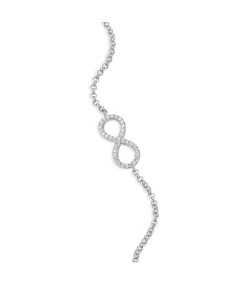 Monte Luna Silver Infinity Bracelet Par le système avancé 