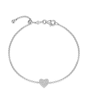 Monte Luna Silver Heart Bracelet sur le site 