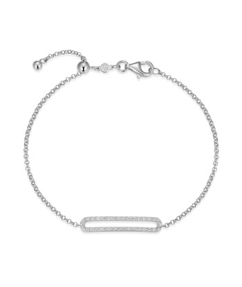 Monte Luna Silver Paperclip Bracelet Profitez des Offres !