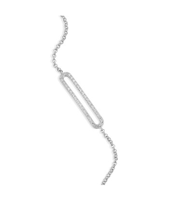 Monte Luna Silver Paperclip Bracelet Profitez des Offres !