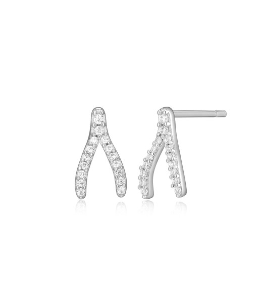 Monte Luna Silver Wishbone Earrings 50-70% off 