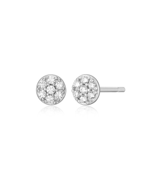 Monte Luna Silver Circle Stud Earrings sélection de produits