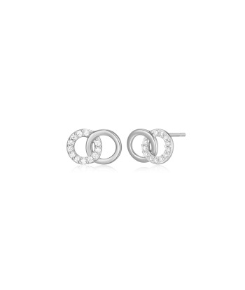 Monte Luna Silver Double Circle Earrings sur le site 