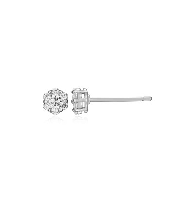 Monte Luna Silver Cluster Stud Earrings la chaussure