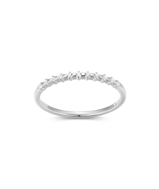 Monte Luna Sterling Silver Half Eternity Rings acheter