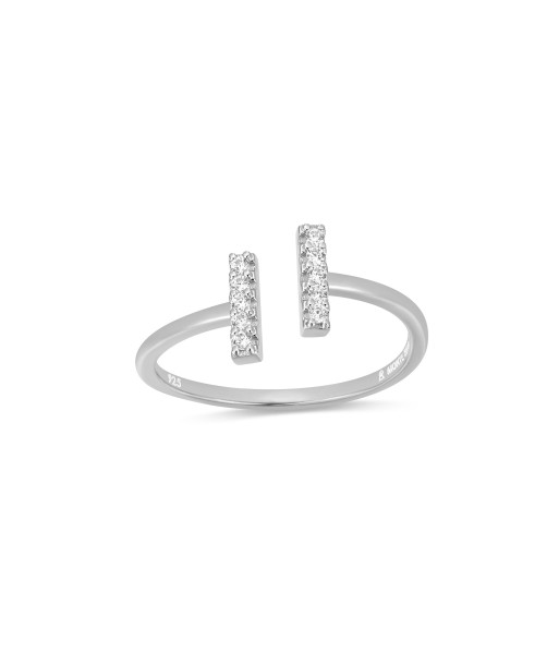 Monte Luna Sterling Silver Stick Ring meilleur choix