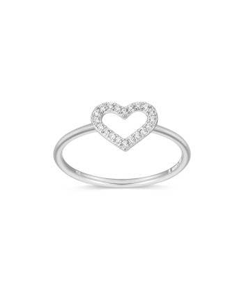 Monte Luna Sterling Silver Open Heart Ring 2023