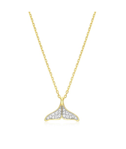 Monte Luna Gold Plated Whale Tail Necklace 2023