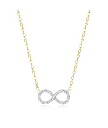 Monte Luna Gold Plated Infinity Necklace basket pas cher