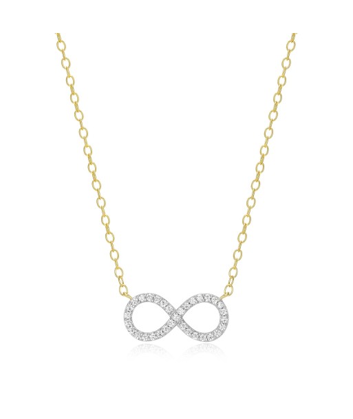 Monte Luna Gold Plated Infinity Necklace basket pas cher