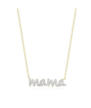 Monte Luna Gold Plated Mamma Necklace en stock