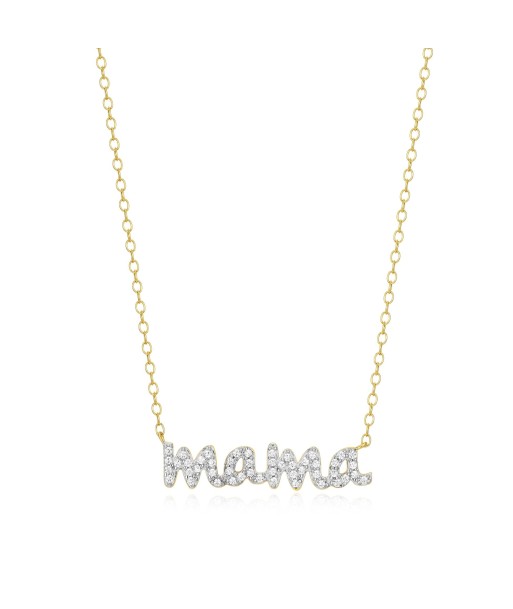 Monte Luna Gold Plated Mamma Necklace en stock