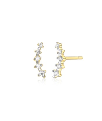 Monte Luna Gold Plated Crawler Stud Earrings des créatures d'habitude