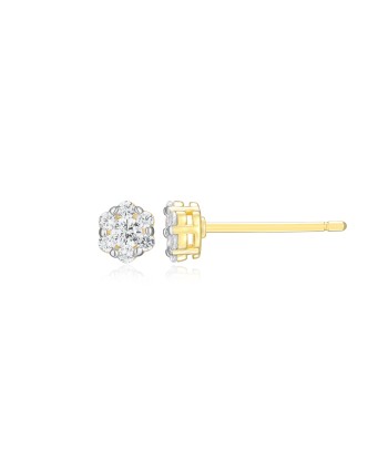 Monte Luna Gold Plated Cluster Stud Earrings les muscles