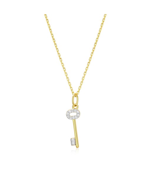 Monte Luna Gold Plated Key Necklace 2 - 3 jours ouvrés.