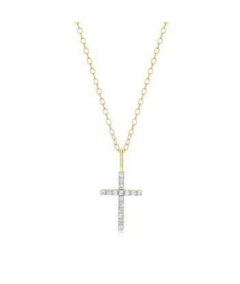 Monte Luna Gold Plated Cross Necklace de technologie