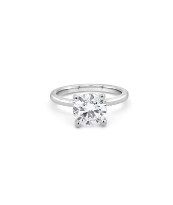 2.00CT Lab Grown Round Cut White Gold Engagement Ring Par le système avancé 