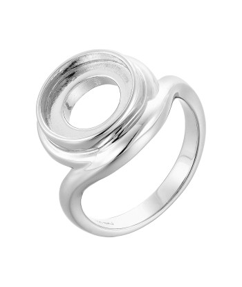 Casablanca Pop Twist Sterling Silver Ring soldes