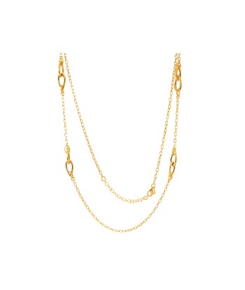 Casablanca Gold Plated Linked Necklace la livraison gratuite