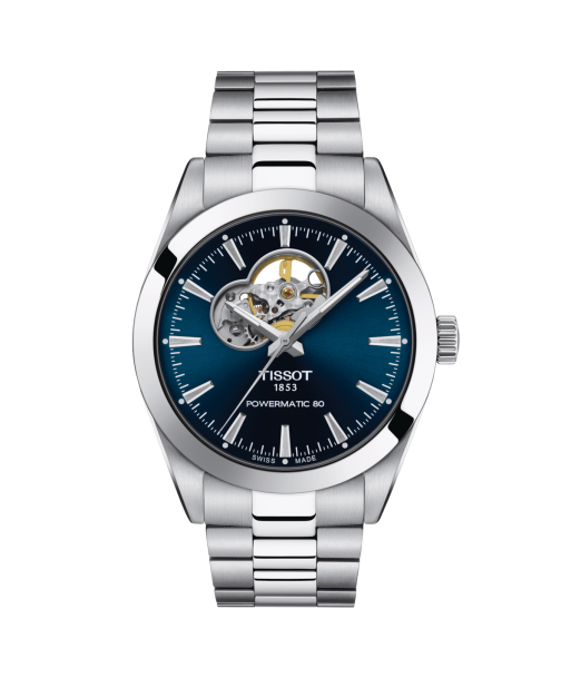 Tissot Powermatic 80: Open Heart rembourrage situé sous