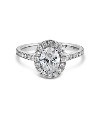 .70CT Lab Grown Oval Diamond White Gold Engagement Ring Le MVP de beaucoup