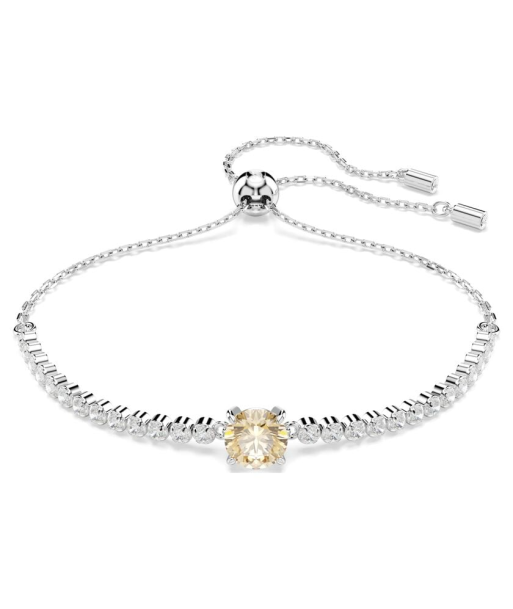 Swarovski Matrix Crystal Champagne Stone Bracelet français