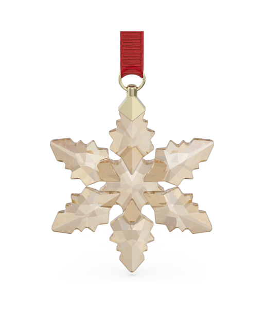 Swarovski Annual 2024 Edition 3D Snowflake Ornament: Large le des métaux précieux