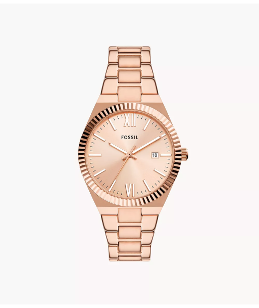 Fossil Scarlette Rose Gold Tone Watch Découvrez la collection