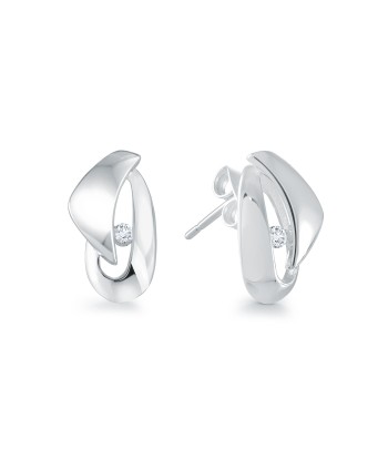 Italgem Stainless Steel Oval Earrings de votre