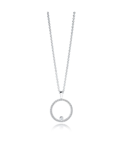 Italgem Stainless Steel & Gold Plated Circle Necklace de la marque