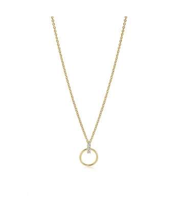 Italgem Stainless Steel & Gold Plated Circle Necklace Comment ça marche